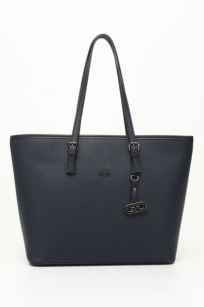 GÖNDERİ(R) Navy Blue Gon Large Size Women's Shoulder Bag B6802