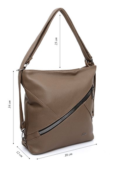 GÖNDERİ(R) Women/Girls Mink Long Strap Shoulder and Backpack