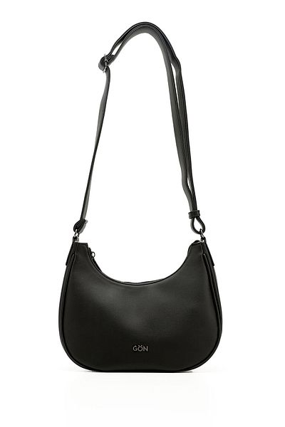 GÖNDERİ(R) Women/Girls Black Long Strap Shoulder Bag