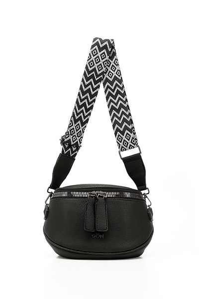 GÖNDERİ(R) Women/Girls Black Long Strap Shoulder Bag