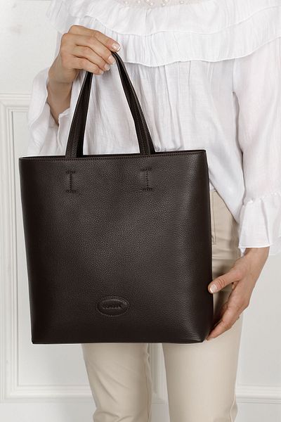 GÖNDERİ(R) Women/Girls Coffee Flotter Genuine Leather Hand and Shoulder Bag