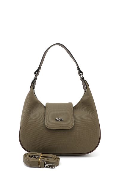 GÖNDERİ(R) Women/Girls Khaki Long Strap Shoulder Bag