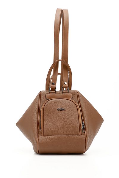 GÖNDERİ(R) Women/Girls Tan Hand Shoulder and Backpack