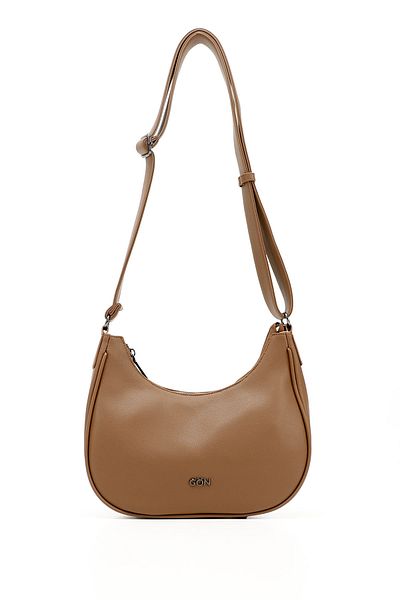 GÖNDERİ(R) Women/Girls Tan Long Strap Shoulder Bag
