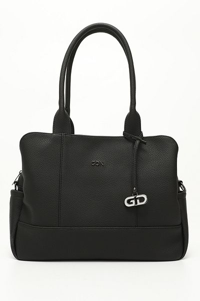 GÖNDERİ(R) Women/Girls Black Long Strap Hand and Shoulder Bag