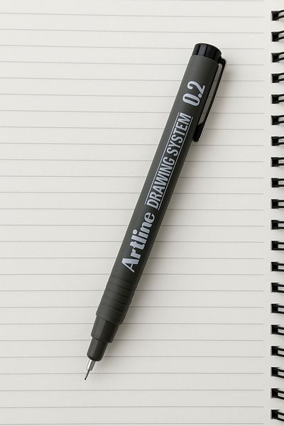 artline Drawing Pen 0,2 mm Black (1 Pcs)