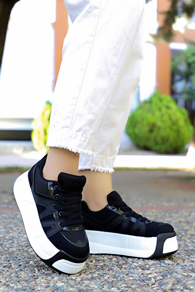 kajal ayakkabı Αθλητικά παπούτσια με κορδόνια SP 191 με ψηλή σόλα