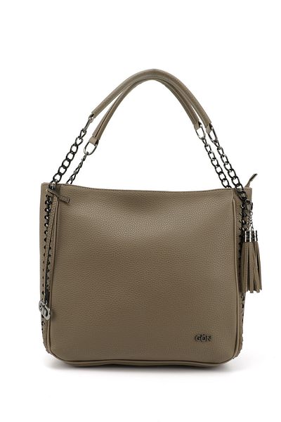 GÖNDERİ(R) Women/Girls Mink Tassel Shoulder Bag