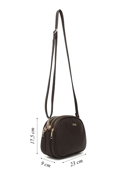 GÖNDERİ(R) Brown Gön Small Size Women's Shoulder Bag K0694