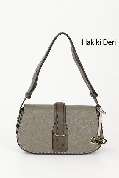 GÖNDERİ(R) Women's Mink Floater Genuine Leather Hand and Shoulder Bag