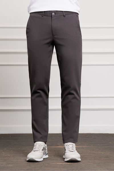 Morven Ανδρικό καπνιστό Dynamic Fit Παντελόνι Chino με άνετη εφαρμογή