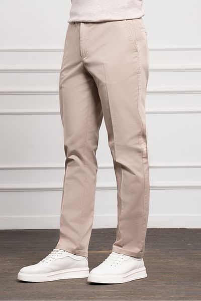 Morven Ανδρικό παντελόνι Chino Dynamic Fit σε μπεζ χρώμα