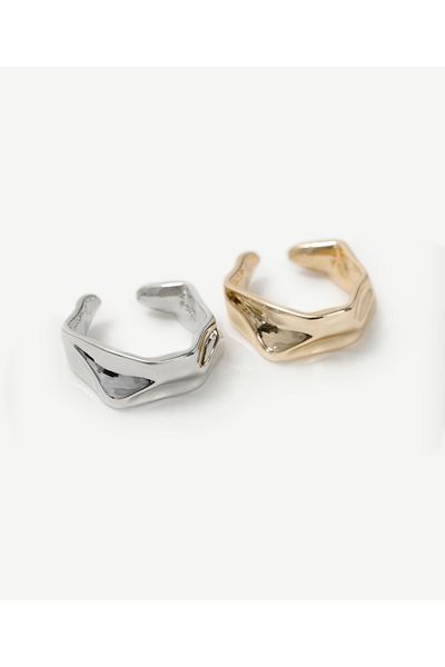 Yargıcı Textured Ring Set