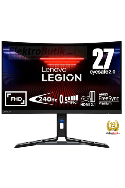 LENOVO Legion R27Fc-30 67B6Gac1Tk 27" 240Hz FHD 0.5Ms Siyah Gaming Monitör