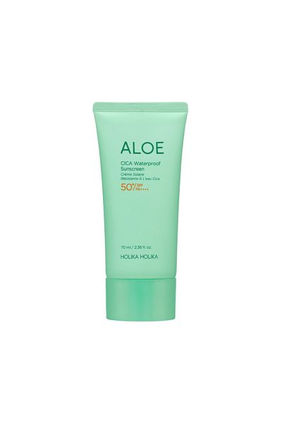 Holika Holika Aloe Cıca Waterproof Sunscreen Spf50 (Water and Sweat Resistant Sunscreen for Sensitive Skin 70ml)