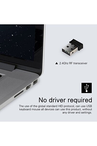 EN SİGA Android Akıllı TV, Tablet, Bilgisayar Uyumlu Uzaktan Kumandalı Klavye Kablosuz Mini Klavye