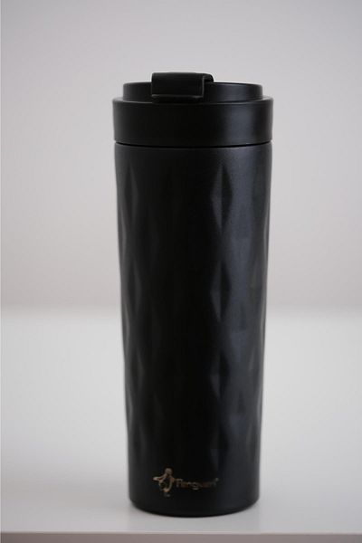 Penguen Png-1167 500ml Flip Lid Patterned Steel Mug |   6 Hours Hot 12 Hours Cold |   Leak Proof & Bpa Free