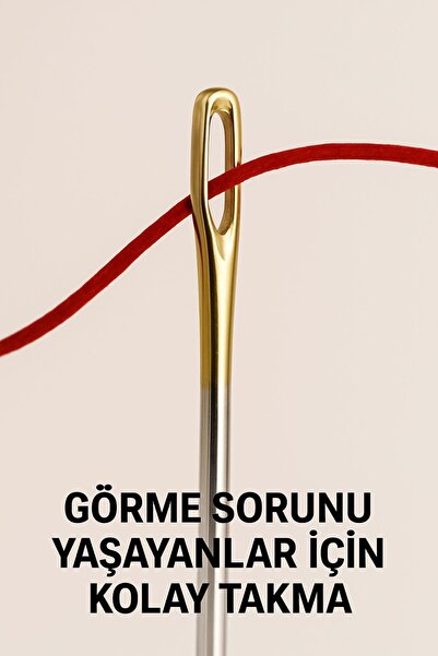 TOYFEST Σετ βελόνες ραπτικής από ατσάλι 30 τμχ - Βελόνες ραπτικής για χειροτεχνίες από δέρμα-ύφασμα με ξύλινο κουτί