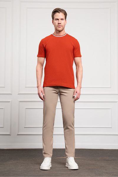 Morven Ανδρικό T-Shirt Tile Trend Crew Neck Dynamic Fit