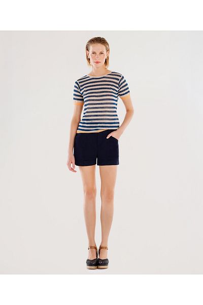 Yargıcı Contrast Detailed Short Sleeve Sweater