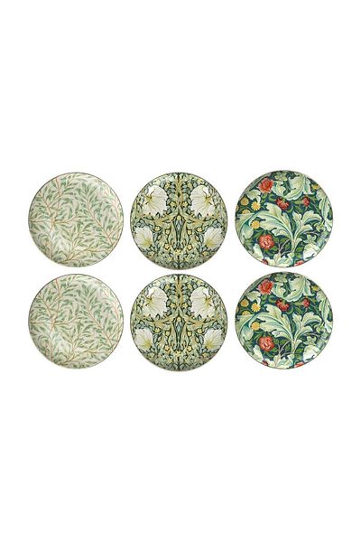 Lucky Art Sylva Bone 20cm Set of 6 Plates