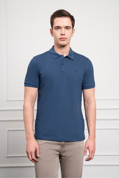 Morven Ανδρικό μπλουζάκι Marine Basic Polo Neck Dynamic Fit
