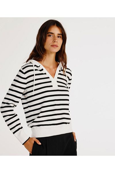 Yargıcı Hooded Long Sleeve Sweater