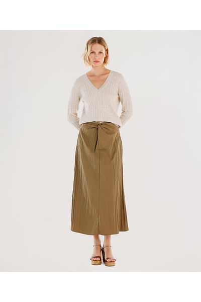 Yargıcı V-Neck Long Sleeve Sweater