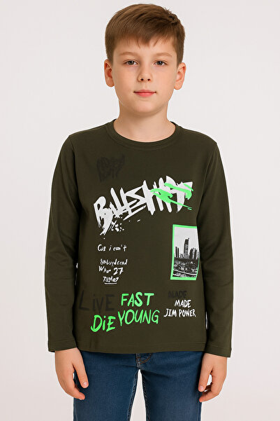 Cici kız Baby Junior Girls' and Boys' Long Sleeve Seasonal T-Shirt