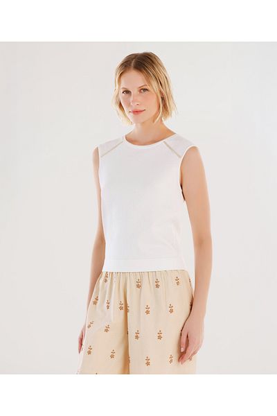 Yargıcı Sleeveless Knitwear with Crew Neck