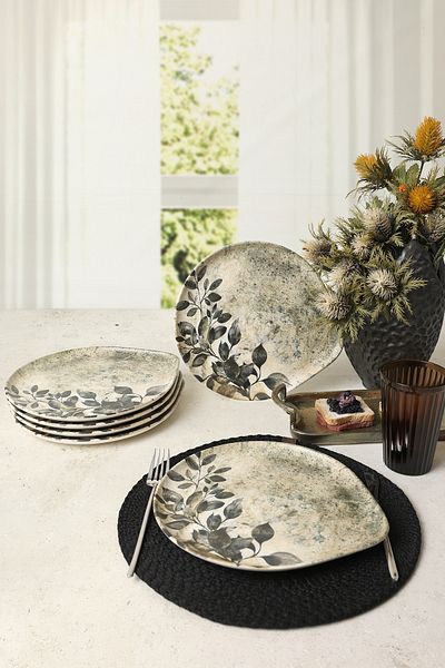 Keramika Forest Rustle Serenity Serving Plate 27 cm 6 Pieces 23008