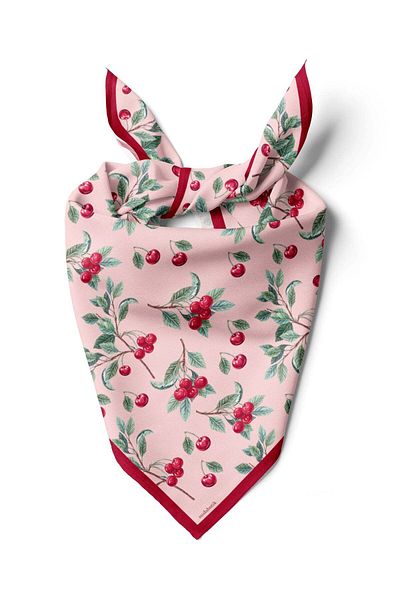 Modabutik F13 Cherry Patterned Bandana