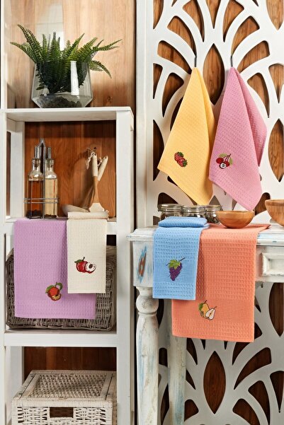 ROKO VİLLA مجموعة من 6 مناشف تجفيف للمطبخ