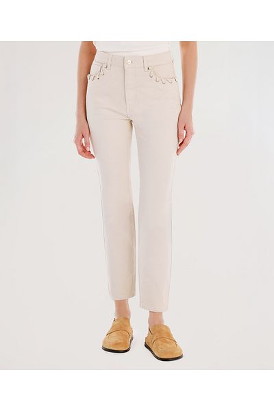 Yargıcı Slim Fit Trousers with Pocket Detail