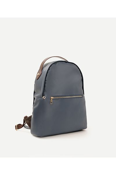 Yargıcı Waterproof Fabric Backpack with Front Zipper Detail