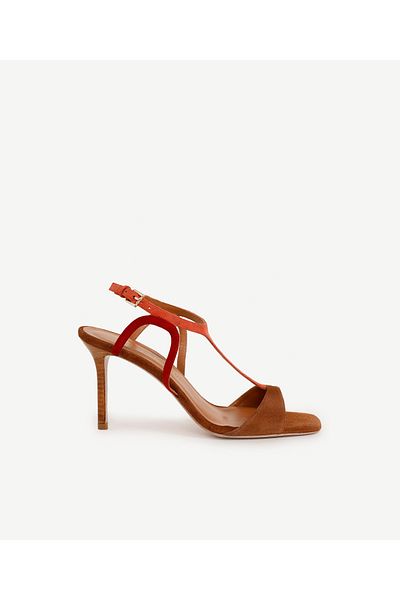 Yargıcı T Banded Leather Heeled Shoes
