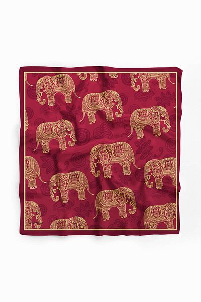 Modabutik Ethnic Elephant Patterned Bandana