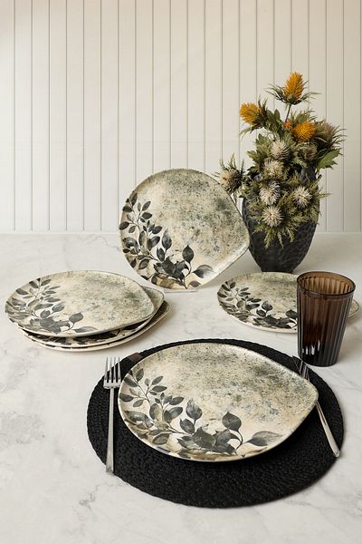 Keramika Forest Rustle Serenity Serving Plate 27 cm 6 Pieces 23008