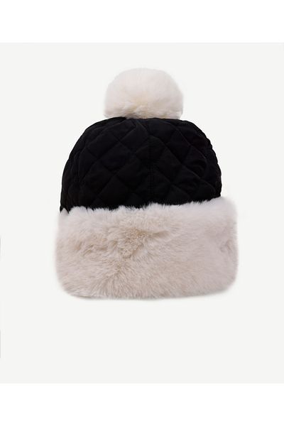 Yargıcı Quilted Detailed Feather Snow Hat