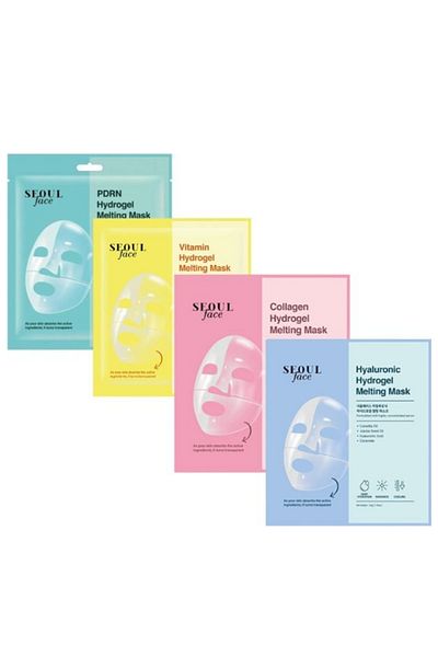 Dermal Melting Melting Transparent Moisturizing Mask Face Mask 4 Pieces 34 Gr.