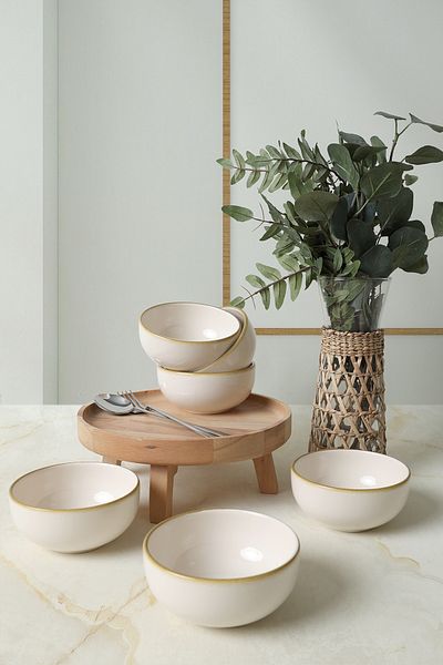 Keramika Μπρούτζινο Bloom Cloud Bowl 12 cm 6 τεμάχια 22928