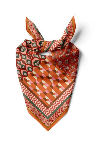 Modabutik Women's Patterned Bandana Dg-502