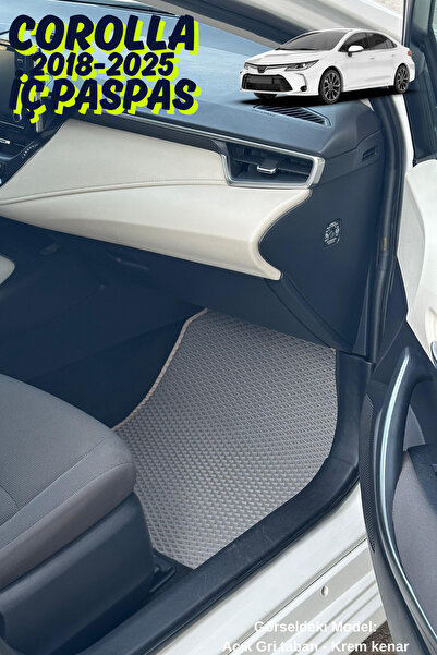 MNB EVA Toyota Corolla 2018-2025 Oto Paspas Takımı Metal Topukluklu Logolu