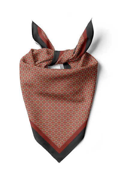 Modabutik Geometric Patterned Bandana