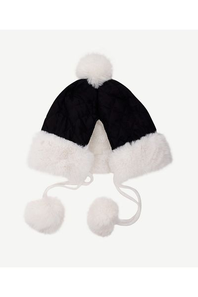 Yargıcı Quilted Detailed Feather Snow Hat