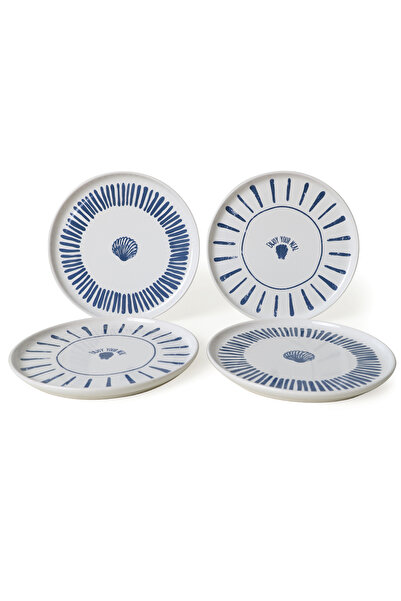 Keramika Ocean Muse Nordic Cake Plate 22 cm 4 Pieces 22953-54