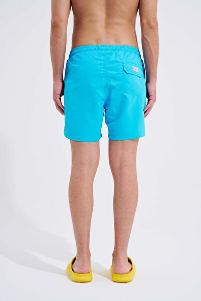 Machinist Ανδρικό σορτς κολύμβησης με τιρκουάζ Basic