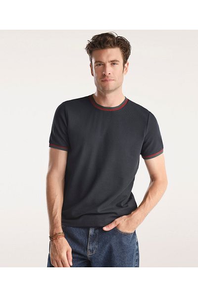Yargıcı Ανδρικό T-Shirt με γιακά ποδηλάτου