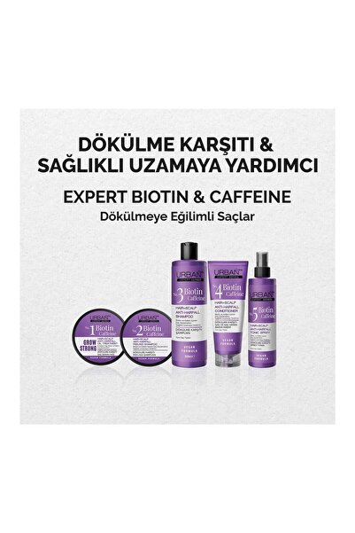 Urban Care Expert Biotin & Caffeine Dökülme Karşıtı Şampuan 4 X 350 ml