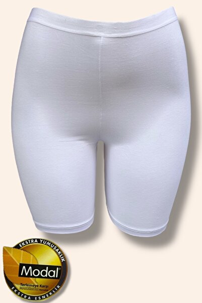 Katmirra Leggings scurti modal pentru femei cu talie înaltă peste genunchi katmirra